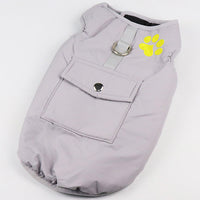 HKM-7247165 Padded Cotton Vest for Medium and Large Dogs - Casual Windbreaker with Adjustable Fit