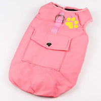 HKM-7247165 Padded Cotton Vest for Medium and Large Dogs - Casual Windbreaker with Adjustable Fit