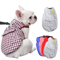 HKM-7247165 Padded Cotton Vest for Medium and Large Dogs - Casual Windbreaker with Adjustable Fit