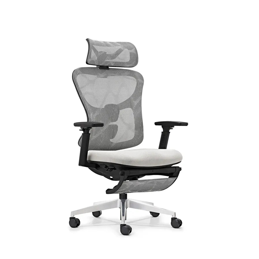 HKM-724755 Ergonomic Full Mesh High Back Swivel Executive Office Chair with Advanced Comfort Features
