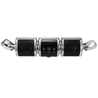 HKM-724883 Waterproof Bluetooth Motorcycle Speaker with FM Radio and Adjustable Bracket