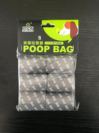HKM-7248957 Foldable Dog Pooper Scooper Bags - 6 Pack for Convenient Pet Waste Disposal