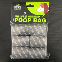 HKM-7248957 Foldable Dog Pooper Scooper Bags - 6 Pack for Convenient Pet Waste Disposal