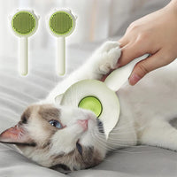 HKM-7249981 Pet Hair Cleaner Brush with One-Touch Release for Cats and Dogs, Ideal for Long and Short Hair, Eco-Friendly Massage Features