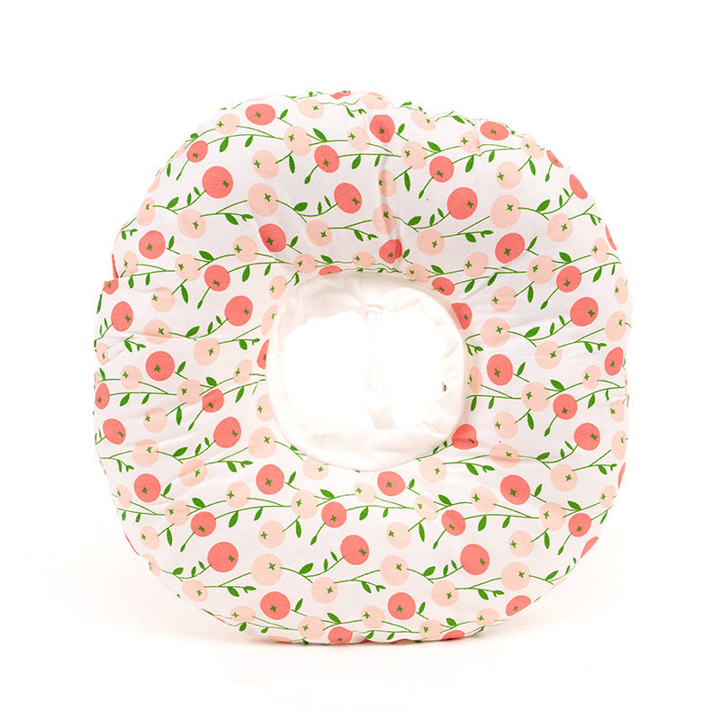 HKM-7250109 Soft Adjustable Elizabethan Headgear Collar for Pets, Comfortable Ring for Surgery and Recovery Use