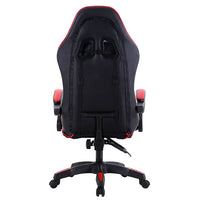 HKM-725011 Ergonomic White and Pink Gaming Chair with RGB Lighting and High-Quality Leather Finish