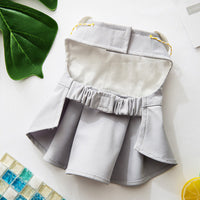 HKM-7250877 Cute Vest Dress for Small Dogs - Bichon Hiromi Style, High-Grade Combed Plain Weave, Various Sizes Available