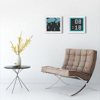 HKM-725203 Bluetooth LED Photo Frame with Clock Display and Ambient Lighting