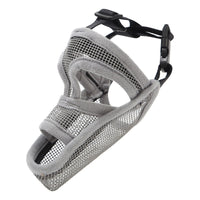 HKM-7252157 Breathable Adjustable Mesh Dog Muzzle for Chewing and Biting Prevention
