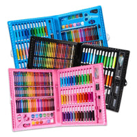 HKM-725267 Children's Watercolor Pen Set - 150 Washable Stationery Tools for Creative Drawing