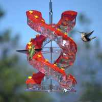 HKM-725395 Spiral Climbing Ladder Hummingbird Feeder - Durable Plastic Design, Unilateral & Bilateral Options