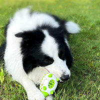 HKM-7255741 Durable Hedgehog Shape Dog Toy with Food Dispensing and Teeth Cleaning Features for Small to Large Breeds