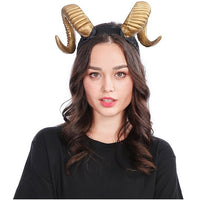 HKM-725587 Exaggerated Horn Antlers Headband for Halloween and Christmas Celebrations