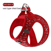 HKM-7258045 Breathable Lightweight Dog Vest Strap with Traction Rope in Various Colors