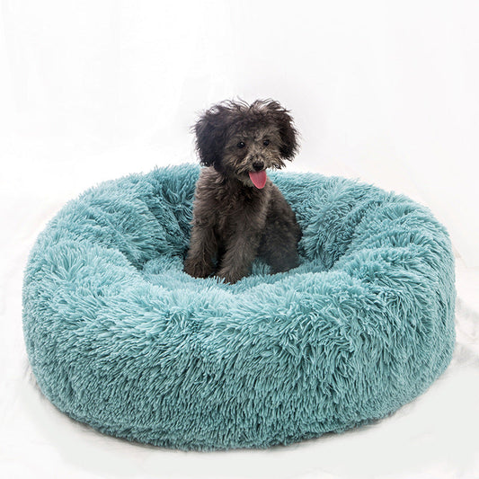 HKM-7258301 Removable and Washable Round Long Hair Pet Nest in Various Colors and Sizes