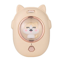 HKM-7259837 Multifunctional Cat and Dog Comb with Laser Teaser, Pink and Yellow Design
