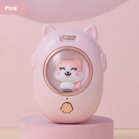 HKM-7259837 Multifunctional Cat and Dog Comb with Laser Teaser, Pink and Yellow Design