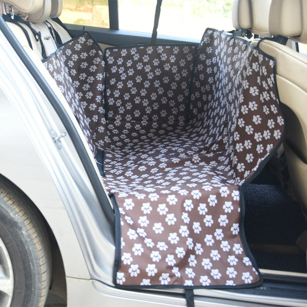 HKM-7260093 Waterproof Thickened Dog Cushion for Car, Anti-Slip Design, 130x145x40cm, Zipper for Human Seating