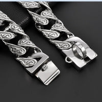 HKM-7260221 Durable Stainless Steel Pitbull Bulldog Collar with Strong Clasp - Multiple Sizes Available
