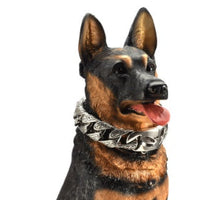 HKM-7260221 Durable Stainless Steel Pitbull Bulldog Collar with Strong Clasp - Multiple Sizes Available