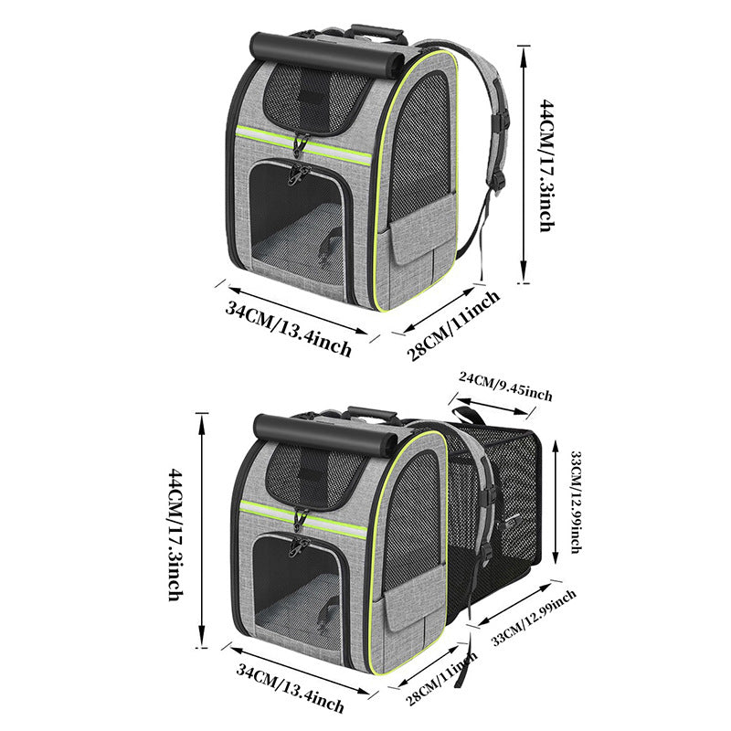 HKM-7260477 Expandable Cat Backpack and Diaper Bag in Various Colors