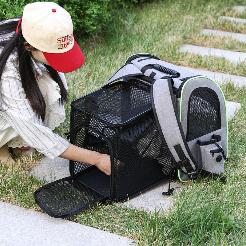 HKM-7260477 Expandable Cat Backpack and Diaper Bag in Various Colors