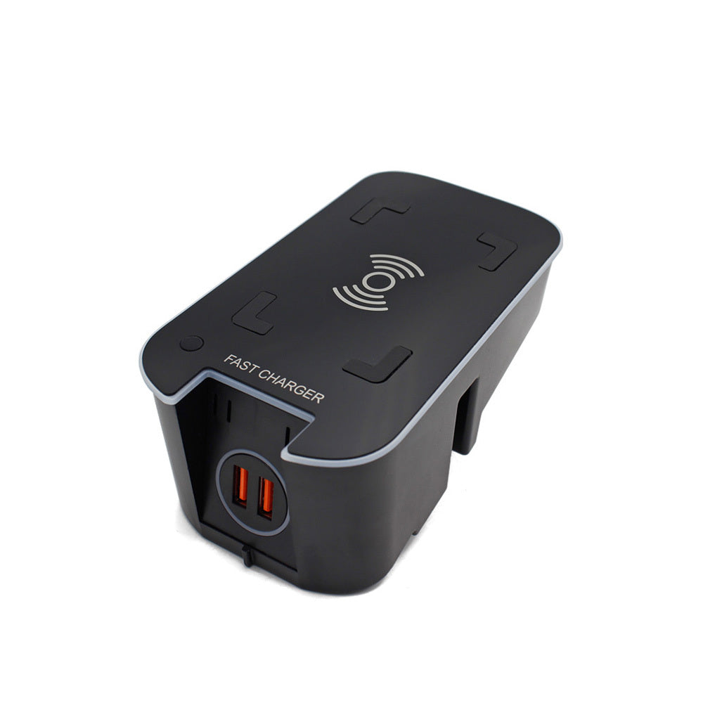 HKM-726163 15W Qi Wireless Car Charger for Volvo XC60, XC90, V90, S90 - Central Control Installation