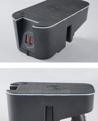HKM-726163 15W Qi Wireless Car Charger for Volvo XC60, XC90, V90, S90 - Central Control Installation