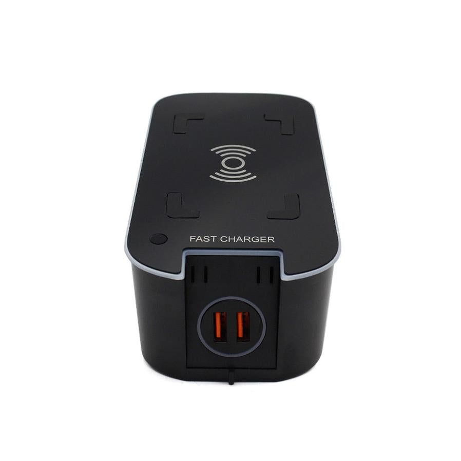 HKM-726163 15W Qi Wireless Car Charger for Volvo XC60, XC90, V90, S90 - Central Control Installation