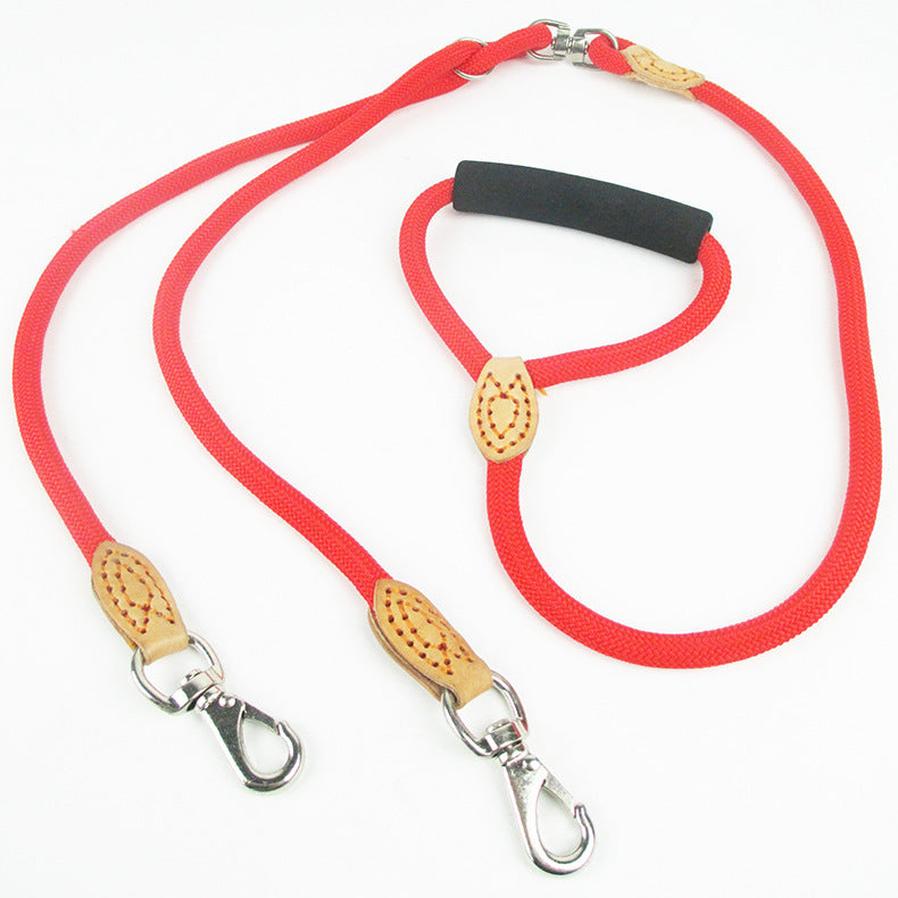 HKM-726163 Durable Anti-Winding Nylon Dog Leash with Foam Handle, 1.2m Length