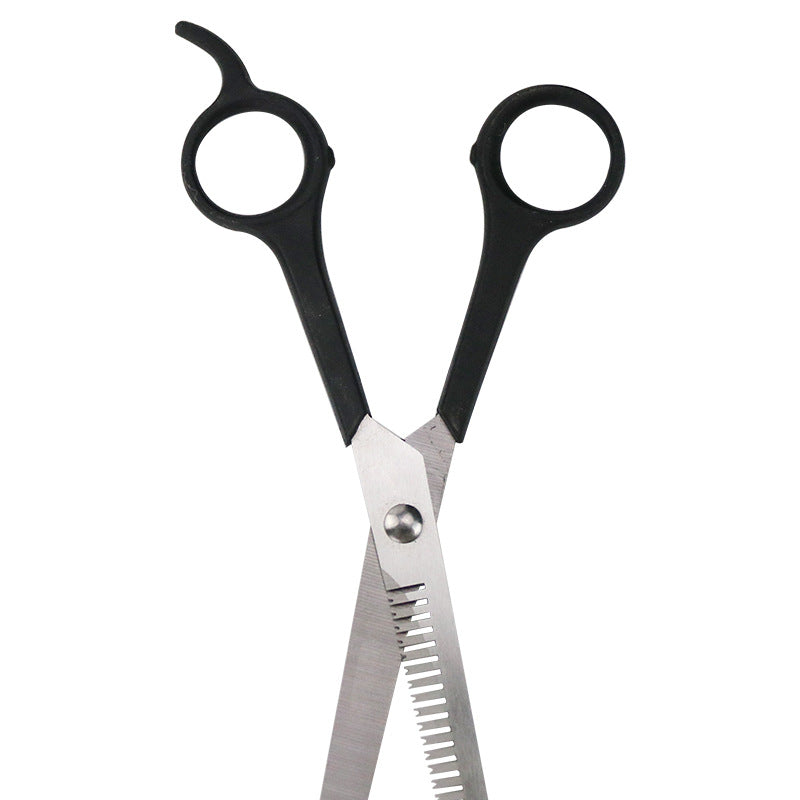 HKM-7262013 Professional Pet Thinning Shears - 17cm Stainless Steel Dog and Cat Grooming Scissors