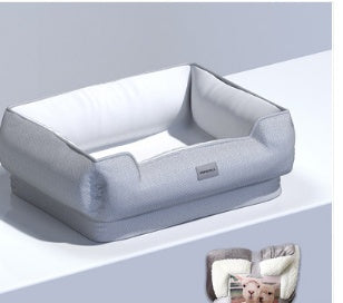 HKM-7262269 Latex Pet Kennel with Optional Ice Pad and Blankets in Multiple Sizes