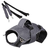 HKM-7263293 Multifunctional Blue and Grey Pet Backpack - Soft, Breathable, Reflective Design