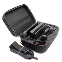 HKM-726355 Large EVA Storage Bag for Game Console Accessories - Black, Ideal for Organizing Controllers and Cables