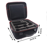 HKM-726355 Large EVA Storage Bag for Game Console Accessories - Black, Ideal for Organizing Controllers and Cables