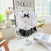 HKM-7263677 White Yarn Gauze Skirt Dress for Dogs - XS to XL Sizes Available
