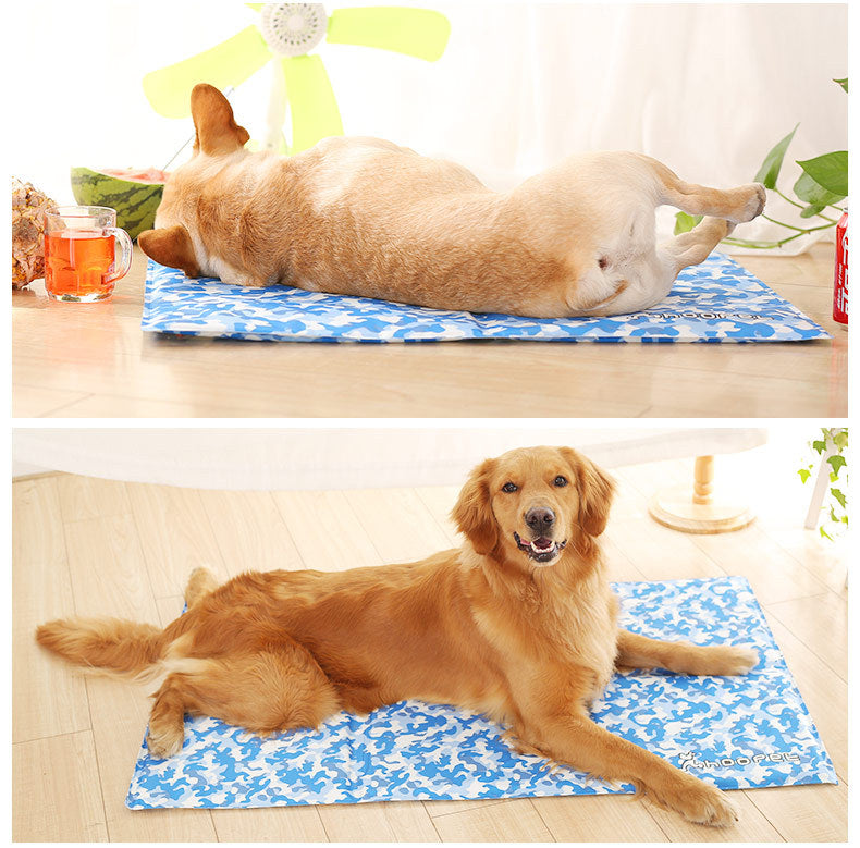 HKM-726483 Cooling Dog Ice Pad - Size Options: S, M, L, XL for All Breeds and Weights