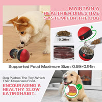 HKM-7265469 Interactive Slow Feeder Puzzle Toy for Dogs - Adjustable Treat Dispenser for Mind and Body Stimulation