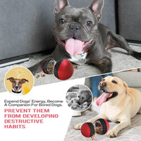 HKM-7265469 Interactive Slow Feeder Puzzle Toy for Dogs - Adjustable Treat Dispenser for Mind and Body Stimulation