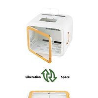 HKM-726547 Eco-Friendly Foldable Electric Pet Grooming Dryer Box for Dogs and Cats - 68L Capacity