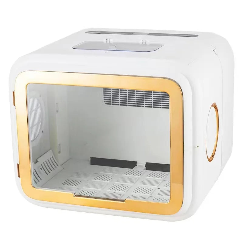 HKM-726547 Eco-Friendly Foldable Electric Pet Grooming Dryer Box for Dogs and Cats - 68L Capacity