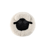 HKM-7265853 Cozy Winter Round Bed for Cats - Soft and Warm Lamb Design