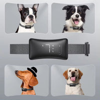 HKM-7265981 Smart Pet Bark Stopper Training Collar for Dogs - Plastic Design Available in Black and White