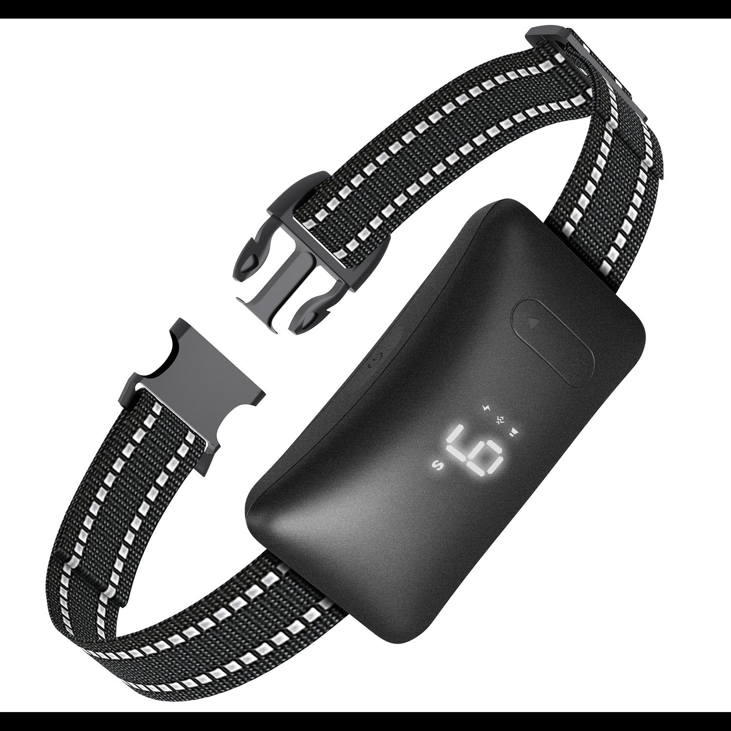 HKM-7265981 Smart Pet Bark Stopper Training Collar for Dogs - Plastic Design Available in Black and White