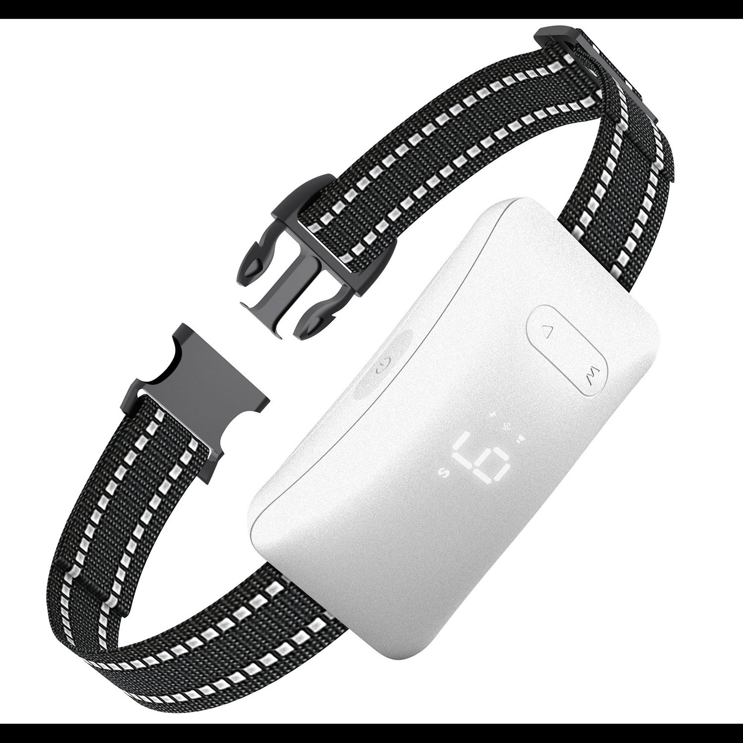 HKM-7265981 Smart Pet Bark Stopper Training Collar for Dogs - Plastic Design Available in Black and White