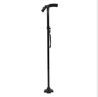 HKM-726803 Adjustable Folding Crutches - Telescopic Tumbler Support for Heights 1.45m to 1.85m, Aluminum Alloy Construction