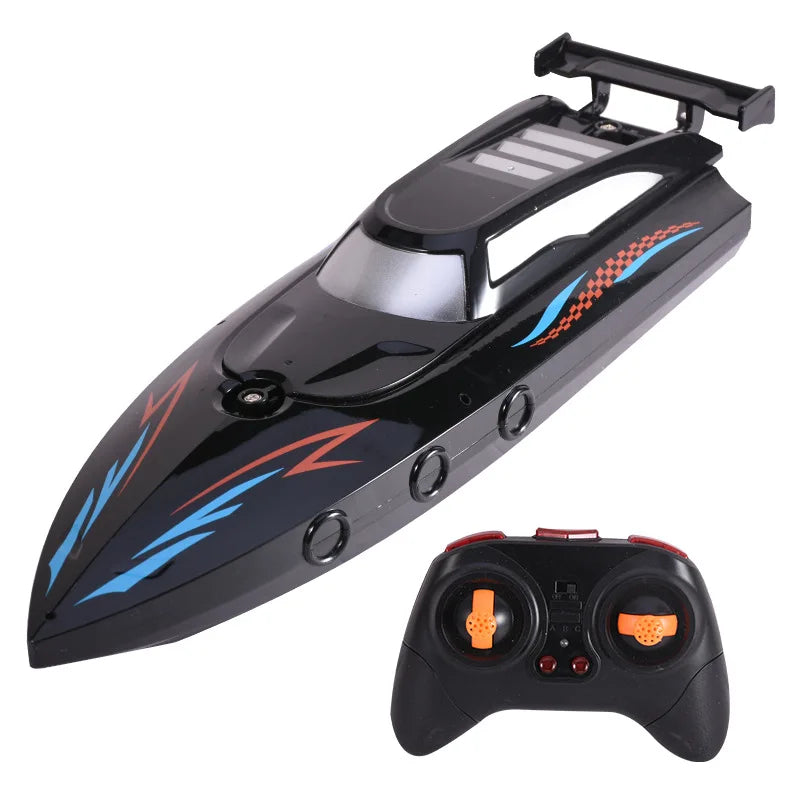 HKM-726867 High-Speed RC Boat with 180° Flip Function – 2.4G Single-Propeller Remote-Controlled Outdoor Toy for Ages 5+