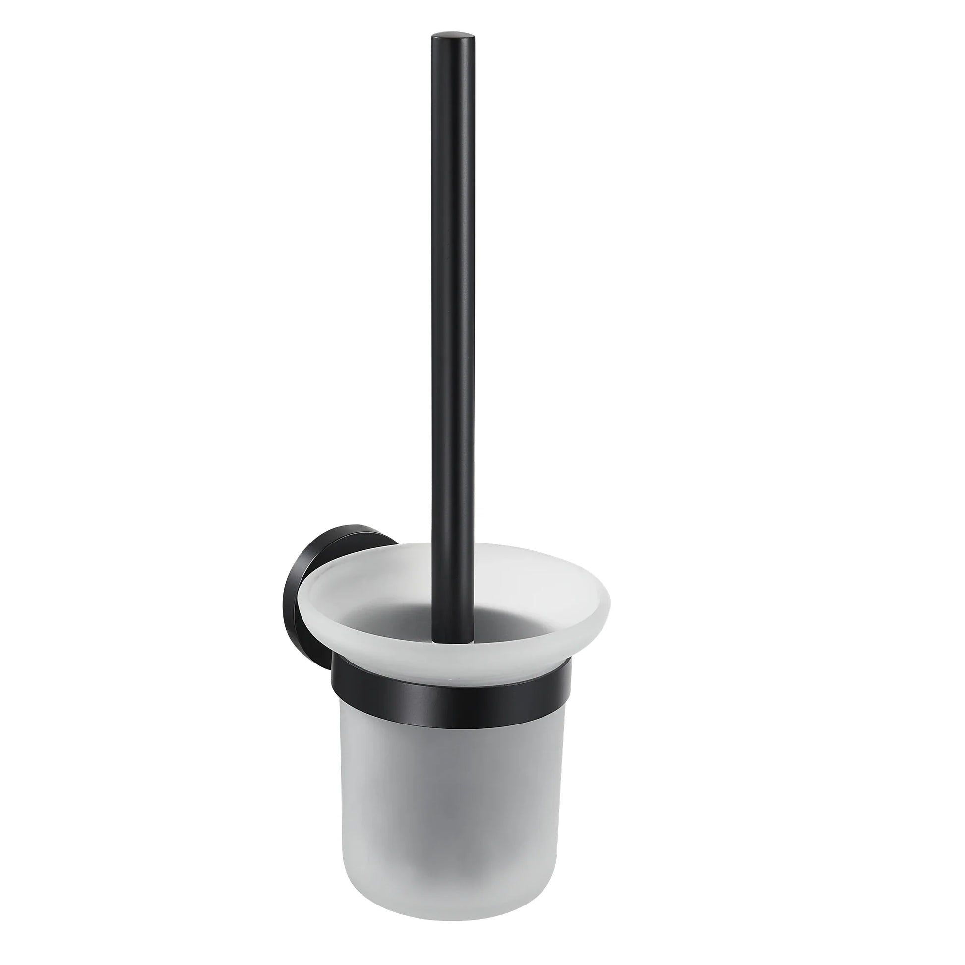 HKM-726867 Matte Black Stainless Steel 304 Bathroom Accessory Set with Towel Rack and Toilet Paper Holder