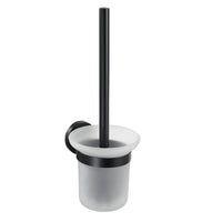 HKM-726867 Matte Black Stainless Steel 304 Bathroom Accessory Set with Towel Rack and Toilet Paper Holder