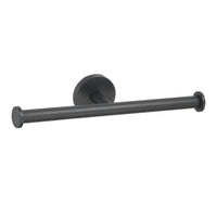 HKM-726867 Matte Black Stainless Steel 304 Bathroom Accessory Set with Towel Rack and Toilet Paper Holder